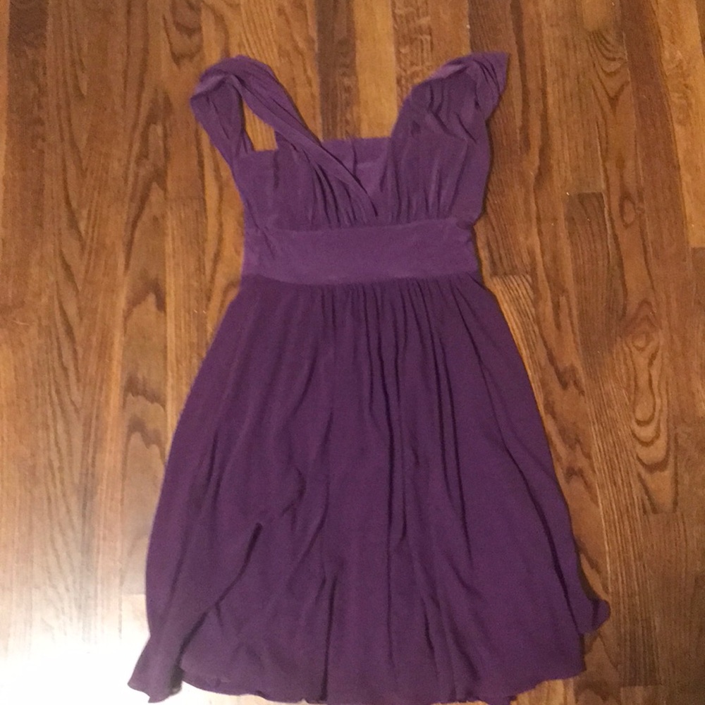 Purple convertible dress